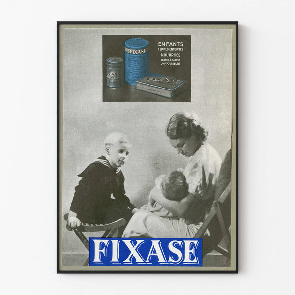 Vintage Poster Fixase - Retro Wall Decoration for Maternity and Childhood