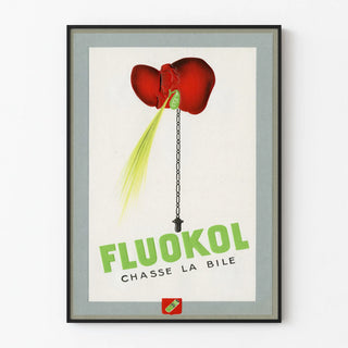 Vintage Fluokol Poster Hunting the Bile