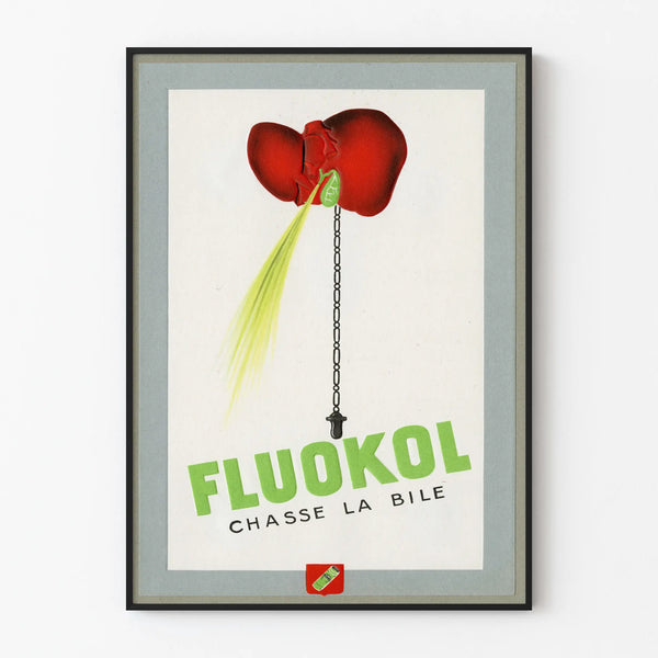 Vintage Fluokol Poster Hunting the Bile