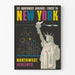 Vintage poster of Northwest Airlines New York with Statue of Liberty