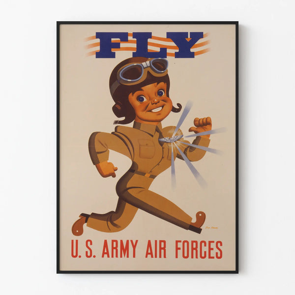 Vintage Poster of the U.S. Army Air Forces Wall Decoration