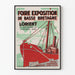 Vintage poster Fair Exhibition Lower Brittany Lorient 1938