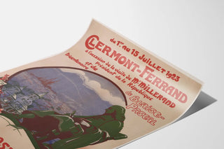 Vintage Poster for the Regional Fair and Exhibition of Clermont-Ferrand 1923