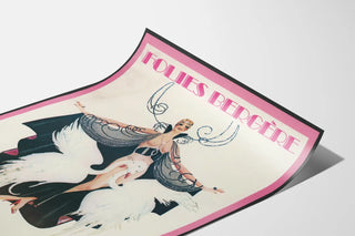 Poster Folies Bergère show Hélène Martini and Michel Gyarmathy