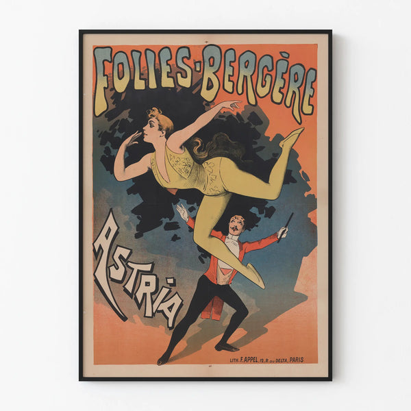 Vintage Poster Folies-Bergère Astria