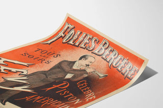 Folies Bergère Poster American Piston Levy
