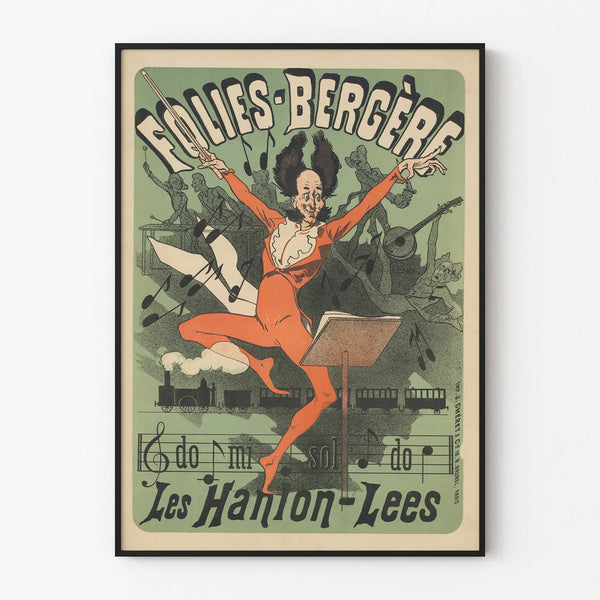 Vintage poster Folies Bergère Do Mi Sol Do - The Hanlon-Lees
