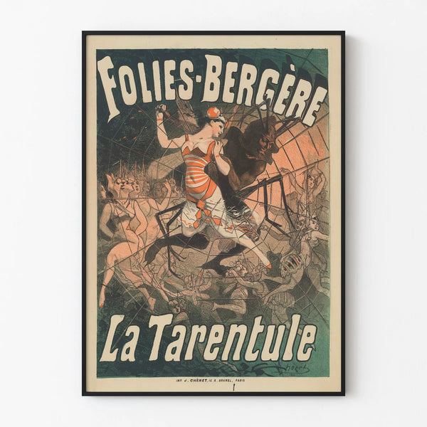 Decorative poster Folies Bergère The Tarantula vintage