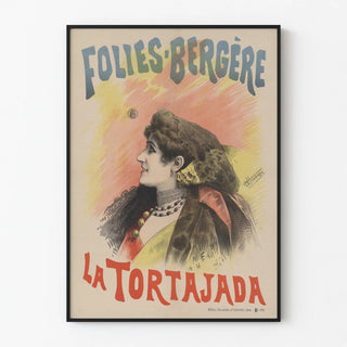 Vintage Poster Folies Bergère La Tortajada