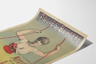 Vintage Poster Folies Bergère - The Last Mystery of Doctor Lynn