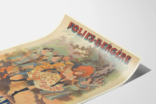 Vintage Poster Folies Bergère The Young Ladies of the Twentieth Century