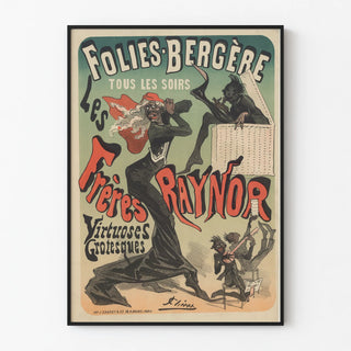 Poster Folies Bergère The Raynor Brothers Virtuoso Grotesques