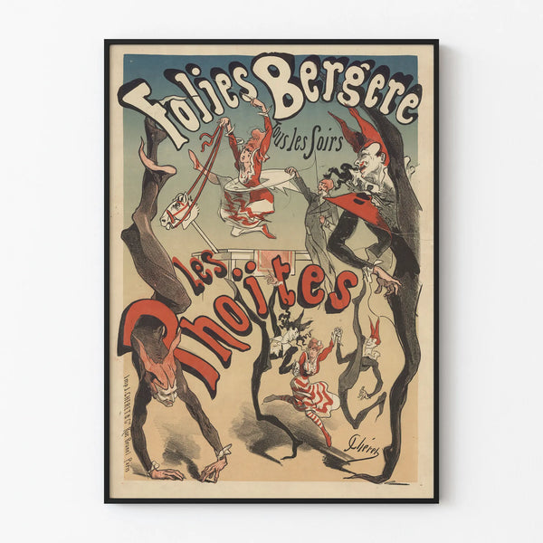 Vintage Poster Les Phoïtes at Folies Bergère