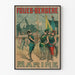 Vintage Folies Bergère Poster Marine