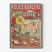 Vintage poster Folies Bergère R. Abdy and his parrots