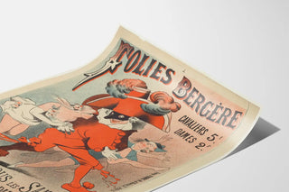 Vintage Poster Folies Bergère Bal Masqué