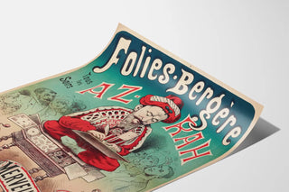 Vintage poster Folies Bergère Az-Rah the Marvelous Automaton