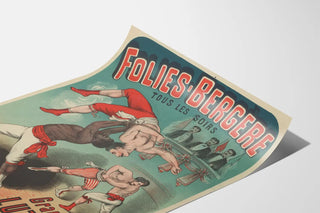 Folies Bergère Poster - Great Struggles Pietro Troupe