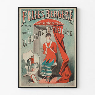Vintage poster Folies Bergère La Guérite Mystérieuse