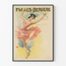 Poster Folies Bergère dancer in pink tutu