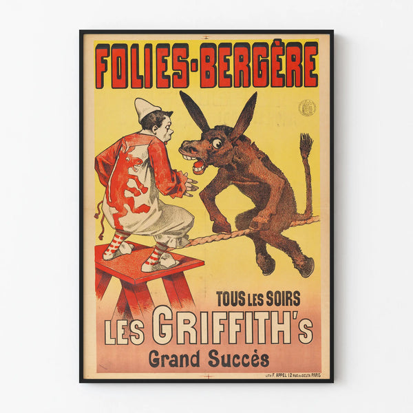 Folies Bergère Poster Les Griffith's Great Success