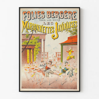 Poster Folies Bergère - The Javanese Puppets