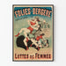 Vintage poster Folies Bergère - Women's Struggles show
