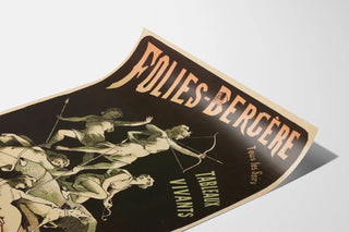 Vintage Folies Bergère Poster - Living Pictures