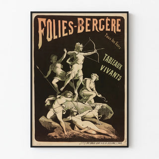 Vintage Folies Bergère Poster - Living Pictures