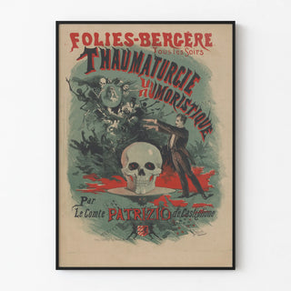 Decorative Poster Folies Bergère - Humorous Thaumaturgy