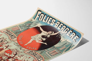 Folies Bergère Poster - Entertainment Every Evening