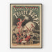 Vintage poster Folies Bergère Bugny troupe with circus animals