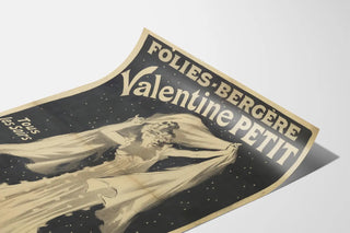 Vintage Folies-Bergère Poster Valentine Petit