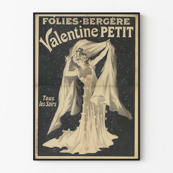 Vintage Folies-Bergère Poster Valentine Petit