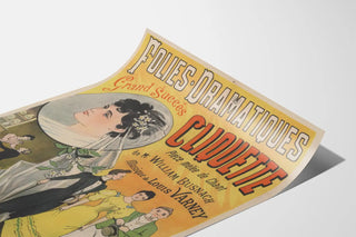 Vintage poster Folies Dramatiques - Cliquette Piece Louis Varney