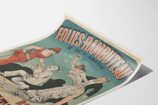 Vintage poster Folies Rambuteau - The Manifestations Review
