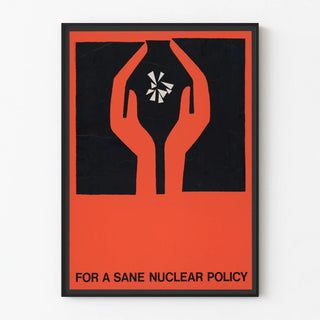 Wall Decoration Poster - For a Sensible Nuclear Policy