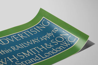 Vintage Advertising Poster Railway W.H. Smith & Son — artwork view