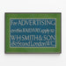 Vintage Advertising Poster Railway W.H. Smith & Son — framed artwork on a wall