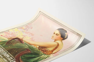 Vintage poster For The Freedom of The East with Lady Tsen Mei