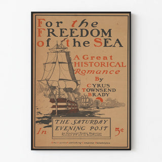 Historical Decorative Poster For the Freedom of the Sea