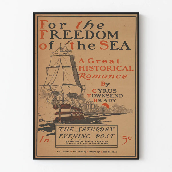 Historical Decorative Poster For the Freedom of the Sea