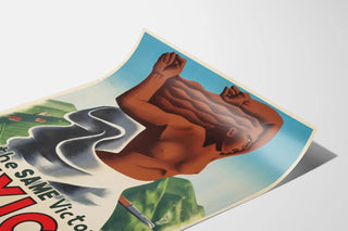 Vintage Mexico Tourism Poster For the Same Victory