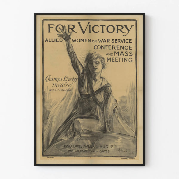 Poster for Victory - Conference of Allied Women in War Service