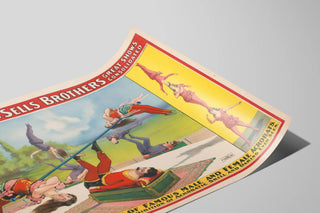 Vintage poster Forepaugh & Sells Brothers - Acrobatic family Carl Damann — artwork view