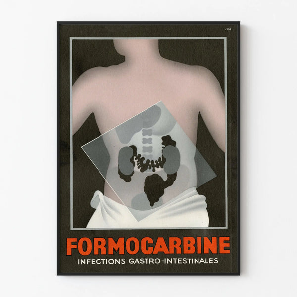 Vintage Poster of Formocarbine for Gastrointestinal Infections