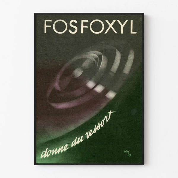 Vintage Fosfoxyl Poster for Retro Wall Decoration