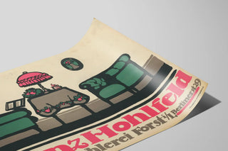 Vintage poster Franz Hohlfeld Furniture and Cabinetmaking Forst — artwork view