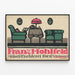 Vintage poster Franz Hohlfeld Furniture and Cabinetmaking Forst — framed artwork on a wall