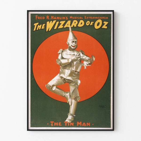Vintage poster wall decoration The Wizard of Oz - Tin Man